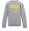Детский Свитшот Nirvana logo Серый меланж Детский Свитшот Nirvana logo Серый меланж фото