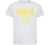 Детская футболка Nirvana logo Белый Детская футболка Nirvana logo Белый фото