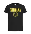 Детская футболка Nirvana logo Черный Детская футболка Nirvana logo Черный фото