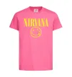 Детская футболка Nirvana logo Ярко-розовый Детская футболка Nirvana logo Ярко-розовый фото