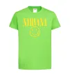 Детская футболка Nirvana logo Лаймовый Детская футболка Nirvana logo Лаймовый фото