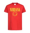 Детская футболка Nirvana logo Красный Детская футболка Nirvana logo Красный фото