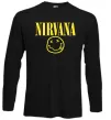 Лонгслів Nirvana logo Чорний Лонгслів Nirvana logo Чорний фото