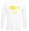 Лонгслів Nirvana logo Білий Лонгслів Nirvana logo Білий фото