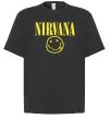 Футболка Оверсайз Nirvana logo Чорний Футболка Оверсайз Nirvana logo Чорний фото