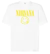 Футболка Оверсайз Nirvana logo Білий Футболка Оверсайз Nirvana logo Білий фото