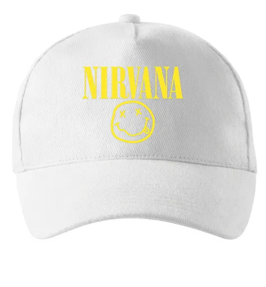 Кепка Nirvana logo Білий фото