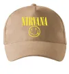Кепка Nirvana logo Песочный фото