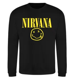 Свитшот Nirvana logo Черный фото