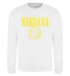 Свитшот Nirvana logo Белый Свитшот Nirvana logo Белый фото