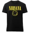Чоловіча преміум футболка Nirvana logo Чорний Чоловіча преміум футболка Nirvana logo Чорний фото