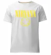 Чоловіча преміум футболка Nirvana logo Білий Чоловіча преміум футболка Nirvana logo Білий фото