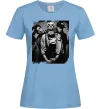 Женская футболка Nirvana band photo Голубой Женская футболка Nirvana band photo Голубой фото