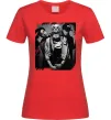 Женская футболка Nirvana band photo Красный Женская футболка Nirvana band photo Красный фото