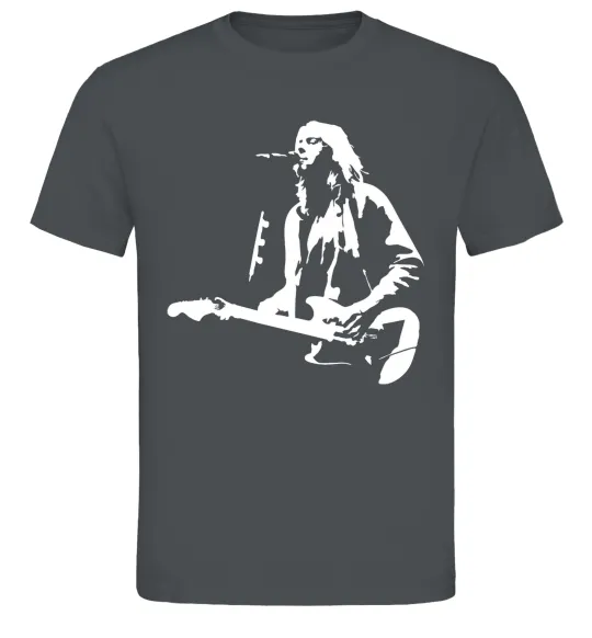 Чоловіча футболка Kurt Cobain guitar Графіт фото