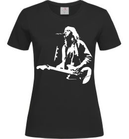 Жіноча футболка Kurt Cobain guitar