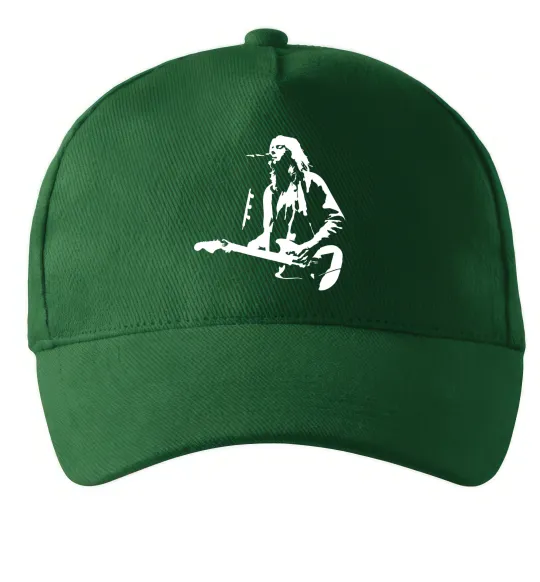 Кепка Kurt Cobain guitar Темно-зелений фото