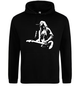 Женская толстовка (худи) Kurt Cobain guitar
