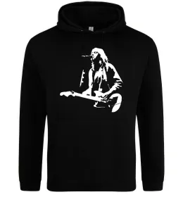 Жіноча толстовка (худі) Курт Кобейн 1967-1994 Чорний фото Жіноча толстовка (худі) Курт Кобейн 1967-1994 Чорний фото