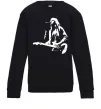 Детский Свитшот Kurt Cobain guitar Черный Детский Свитшот Kurt Cobain guitar Черный фото