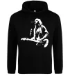 Женская толстовка (худи) Kurt Cobain guitar Черный Женская толстовка (худи) Kurt Cobain guitar Черный фото