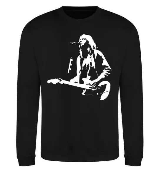 Свитшот Kurt Cobain guitar Черный фото