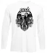 Лонгслів POD skeletons Білий фото