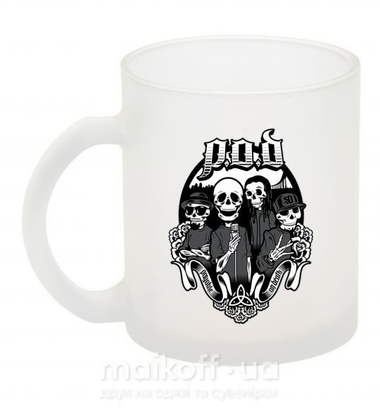 Чашка скляна POD skeletons Фроузен фото
