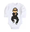 Дитячий бодік Gangnam Psy Білий фото