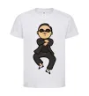 Дитяча футболка Gangnam Psy Білий фото