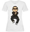 Женская футболка Gangnam Psy Белый фото