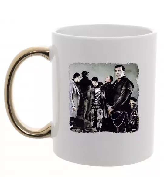 Чашка з кольоровою ручкою Rummstein group Золото фото