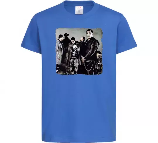 Детская футболка Rummstein group Ярко-синий фото