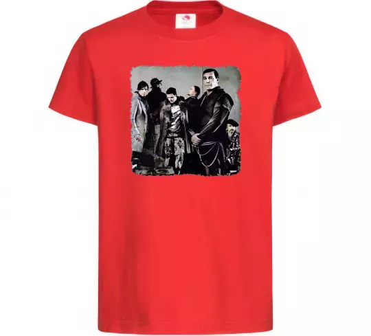 Детская футболка Rummstein group Красный фото
