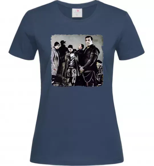 Жіноча футболка Rummstein group Темно-синій фото