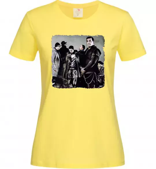 Жіноча футболка Rummstein group Лимонний фото