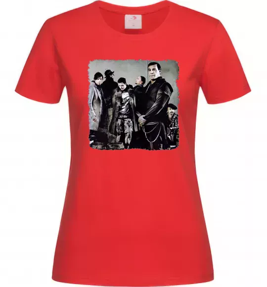 Жіноча футболка Rummstein group Червоний фото