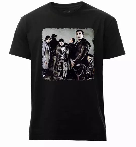 Мужская премиум футболка Rummstein group Черный фото