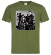 Чоловіча футболка Rummstein group Оливковий фото