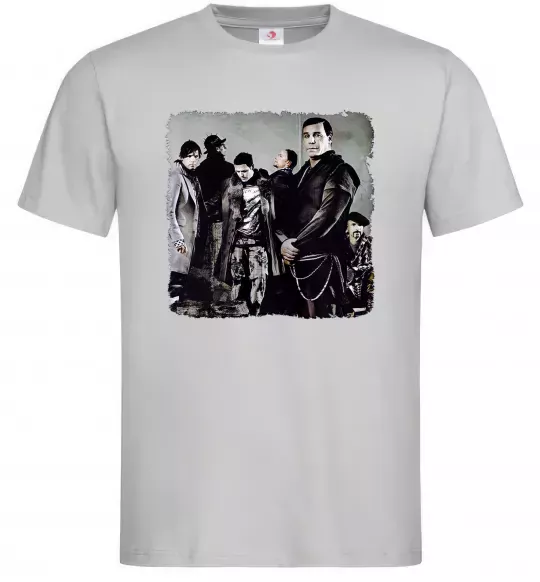 Чоловіча футболка Rummstein group Сірий фото