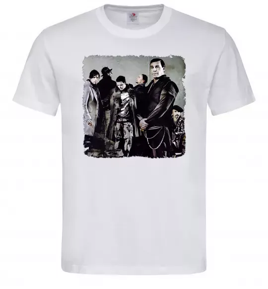 Чоловіча футболка Rummstein group Білий фото