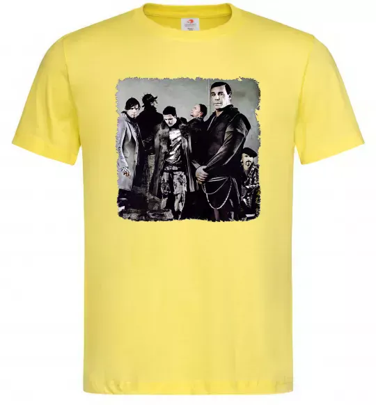 Чоловіча футболка Rummstein group Лимонний фото