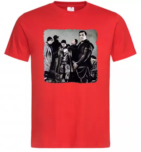 Чоловіча футболка Rummstein group Червоний фото