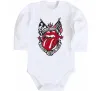 Дитячий бодік Rolling stones tattoo Білий фото