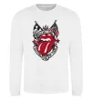 Свитшот Rolling stones tattoo Белый фото