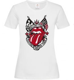 Женская футболка Rolling stones tattoo Женская футболка Rolling stones tattoo