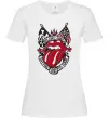 Жіноча футболка Rolling stones tattoo Білий Жіноча футболка Rolling stones tattoo Білий фото