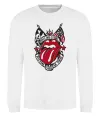 Свитшот Rolling stones tattoo Белый Свитшот Rolling stones tattoo Белый фото