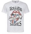 Чоловіча футболка Rolling stones europe 82 Білий фото