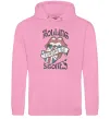 Жіноча толстовка (худі) Rolling stones europe 82 Рожевий фото
